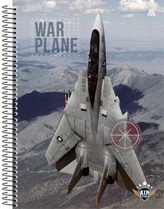 Caderno Animativa Universitario Air Attack Cd 15m 240fls