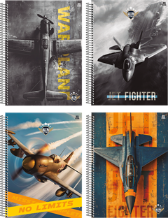 Caderno Animativa Universitario Air Attack Cd 15m 240fls