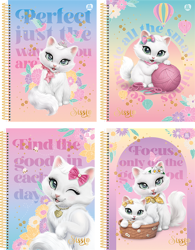 Caderno Animativa Universitario Sissi Cd 15m 240fls