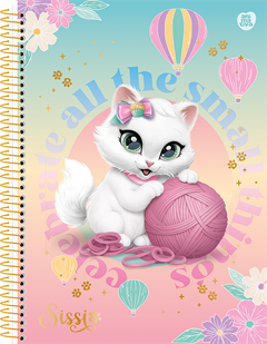 Caderno Animativa Universitario Sissi Cd 15m 240fls