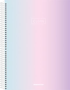 Caderno Animativa Universitario Clean Cd 1m 80fls