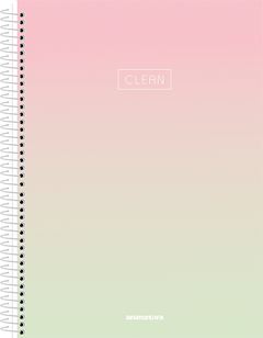 Caderno Animativa Universitario Clean Cd 1m 80fls