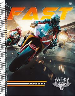 Caderno Animativa Universitario Motos Cd 10m 160fls