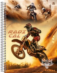 Caderno Animativa Universitario Motos Cd 15m 240fls