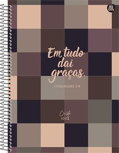 Caderno Animativa Universitario Cristo Cd 1m 80fls