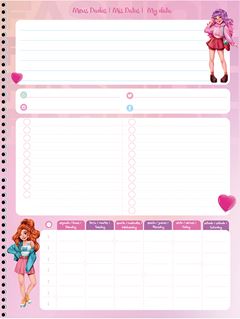 Caderno Animativa Universitario Girl Power Cd 01m 80fls