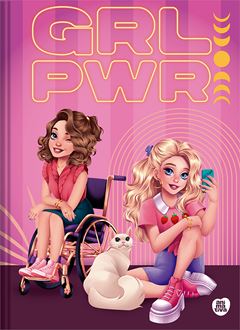 Caderno Animativa Universitario Girl Power Cd Cost 48fls