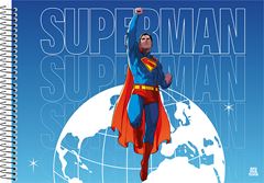 Caderno Animativa Cartografia Superman Cd Esp 60fls