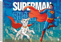 Caderno Animativa Cartografia Superman Cd Esp 60fls
