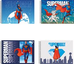 Caderno Animativa Cartografia Superman Cd Esp 60fls