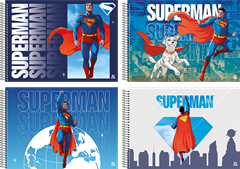 Caderno Animativa Cartografia Superman Cd Esp 60fls