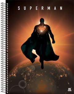 Caderno Animativa Universitario Superman Cd 1m 80fls