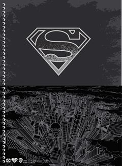 Caderno Animativa Universitario Superman Cd 1m 80fls