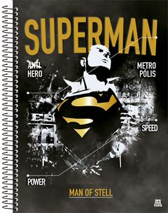 Caderno Animativa Superman Universitario Cd 10m 160fls