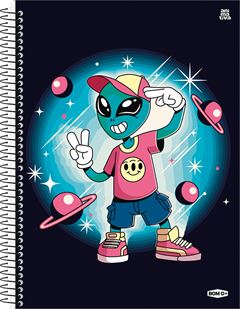 Caderno Animativa Universitario Bom D+ Masc Cd 01m 80fls