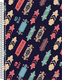 Caderno Animativa Universitario Bom D+ Masc Cd 01m 80fls