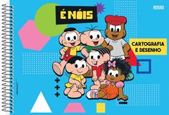 Caderno Animativa Cartografia Turma Da Monica Cd Esp 60fls