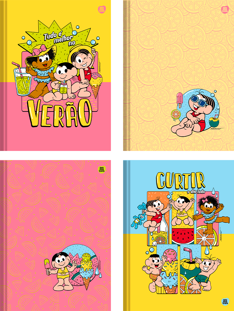 Caderno Animativa Universitario Turma Da Monica Cd Cost 80f