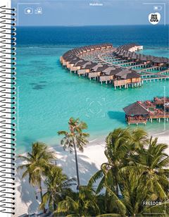 Caderno Animativa Universitario Freedom Cd 12m 240fls