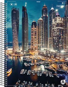 Caderno Animativa Universitario Freedom Cd 15m 300fls