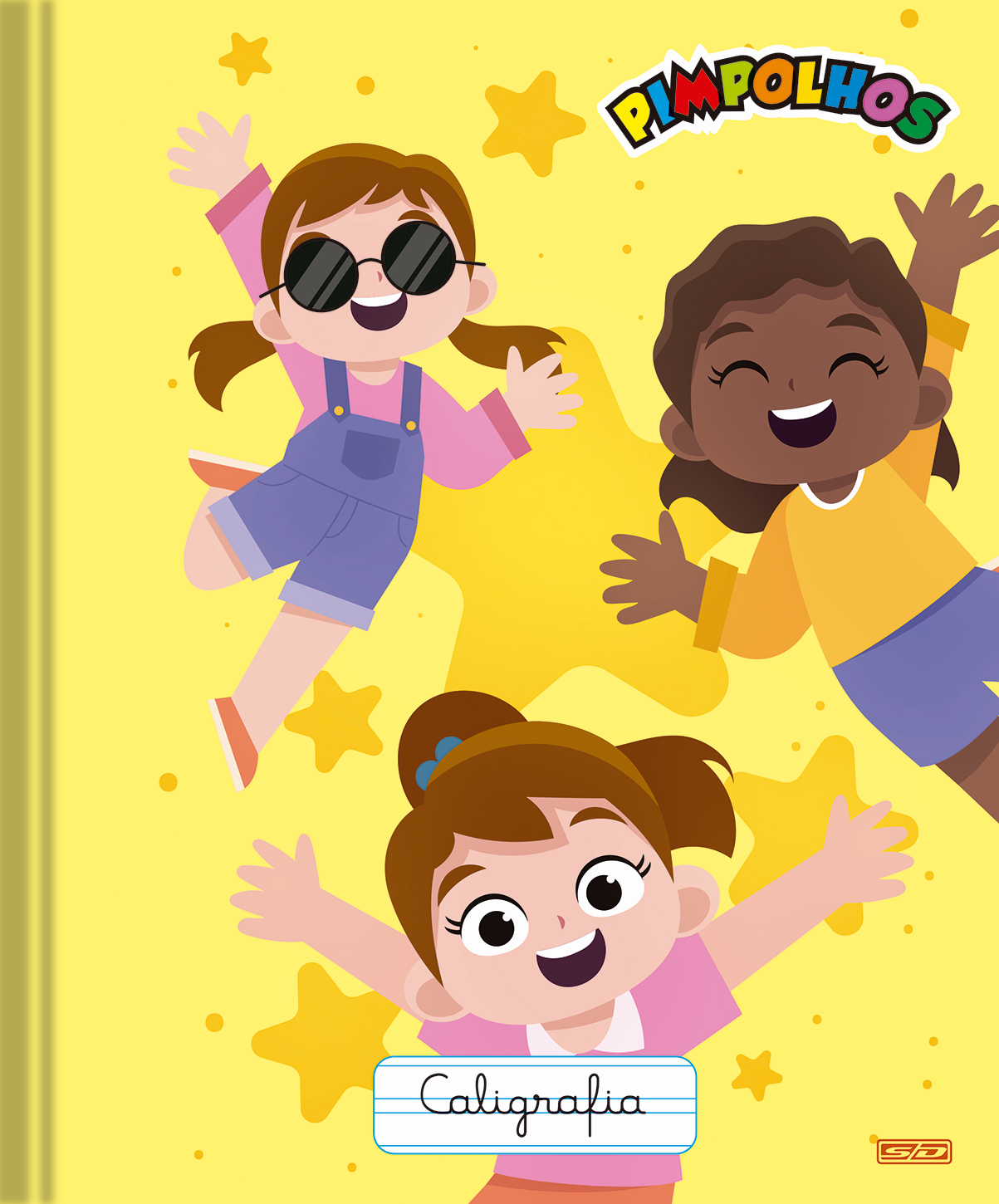 Caderno Animativa Pimpolhos Caligrafia Cd Cost 40fls