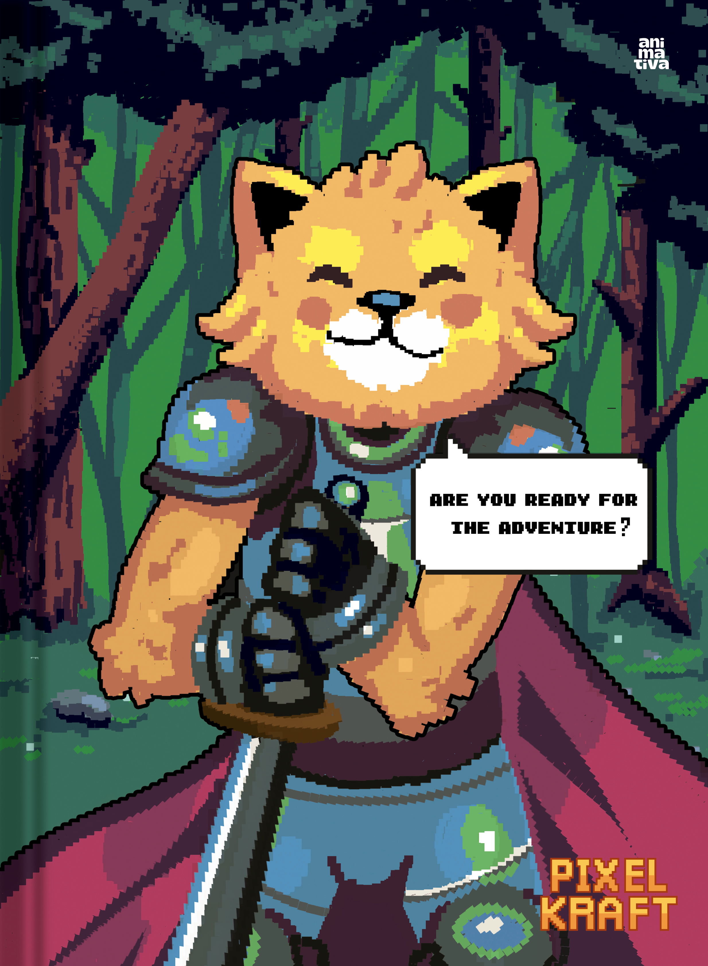 Caderno Animativa Universitario Pixel Kraft Cd Cost 48fls