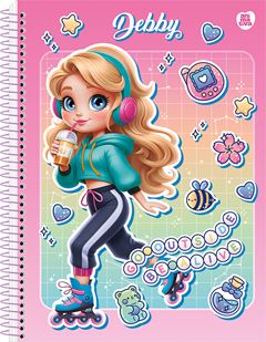 Caderno Animativa Universitario Debby Cd 10m 160fls