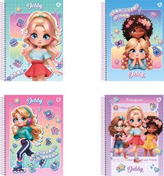 Caderno Animativa Universitario Debby Cd 10m 160fls