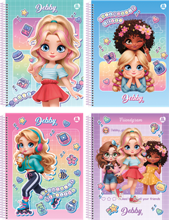 Caderno Animativa Universitario Debby Cd 10m 160fls