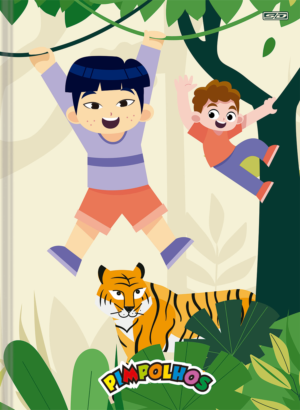 Caderno Animativa Universitario Pimpolhos Masc Cd Cost 96fls