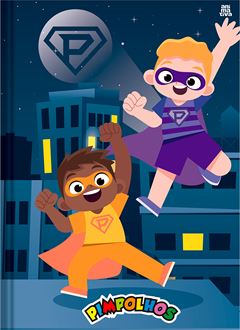 Caderno Animativa Universitario Pimpolhos Masc Cd Cost 96fls