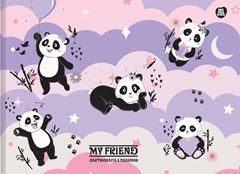 Caderno Animativa Caligrafia My Friend 1/4 Cd Cost 48fls