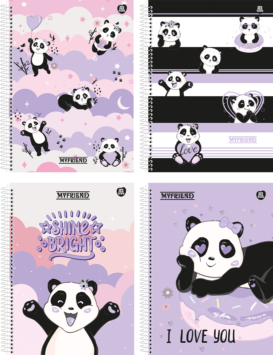 Caderno Animativa Universitario My Friend Cd 15m 240fls