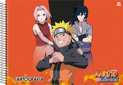 Caderno Animativa Cartografia Naruto Cd Esp 60fls