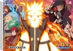 Caderno Animativa Cartografia Naruto Cd Esp 60fls