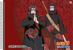 Caderno Animativa Cartografia Naruto Cd Esp 60fls