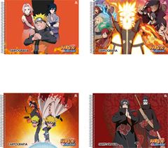 Caderno Animativa Cartografia Naruto Cd Esp 60fls