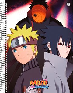Caderno Animativa Universitario Naruto Cd 1m 80fls