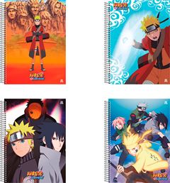 Caderno Animativa Universitario Naruto Cd 10m 160fls