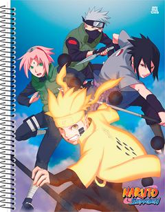 Caderno Animativa Universitario Naruto Cd 15m 240fls