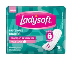 Protetor Diario Ladysoft Suave 15un