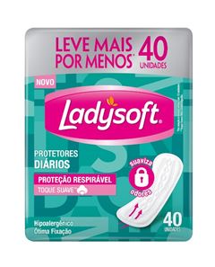 Protetor Diario Ladysoft Suave 40un