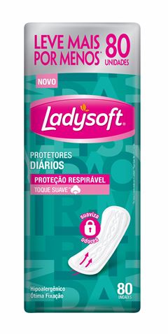 Protetor Diario Ladysoft Suave 80un