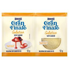 Gelatina Fleischmann Gran Finale Sem Sabor Incolor 24g