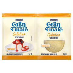 Gelatina Fleischmann Gran Finale Sem Sabor Incolor 24g