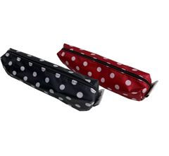 Estojo Bella Feminino Retangular Bolinhas Sortido