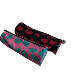 Estojo Bella Feminino Redondo Kisses Sort