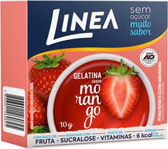 Gelatina Linea Morango Zero 10g