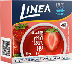 Gelatina Linea Morango Zero 10g