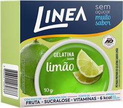 Gelatina Linea Limao Zero 10g